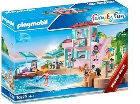 Salon de crème glacée Playmobil au HarbourFaily fun new, Envoi, Neuf, Kit complet, Bâtiment