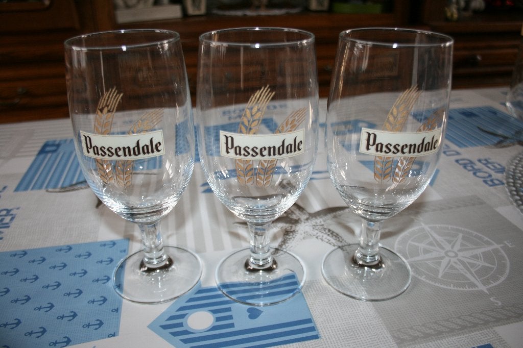 verres passendale, Collections, Enlèvement, Utilisé, Verre à bière