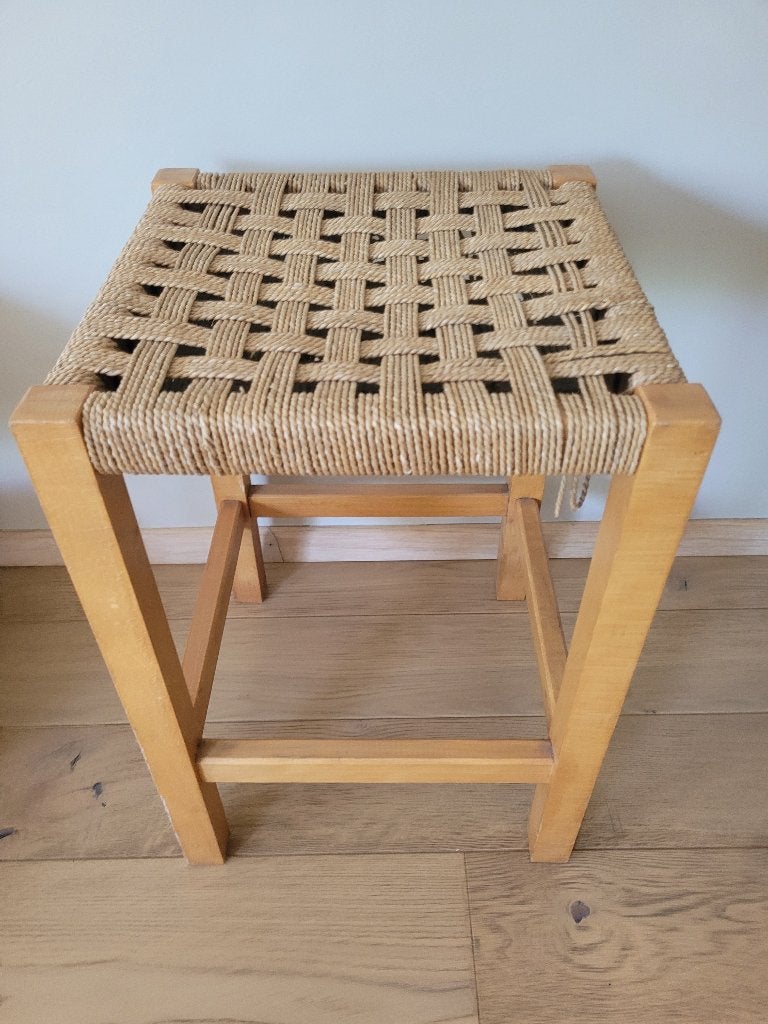 Tabouret vintage, Enlèvement, Utilisé, Bois