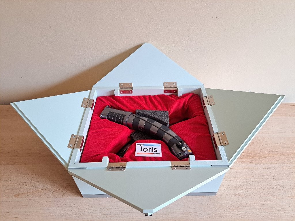 Asajj Ventress - Disney Legacy lightsaber set, Verzamelen, Star Wars, Ophalen of Verzenden, Zo goed als nieuw, Replica
