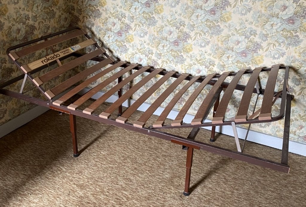Rokado eenpersoonsbedbodem met lattenbodem, Ophalen, Gebruikt, 90 cm, Eenpersoons