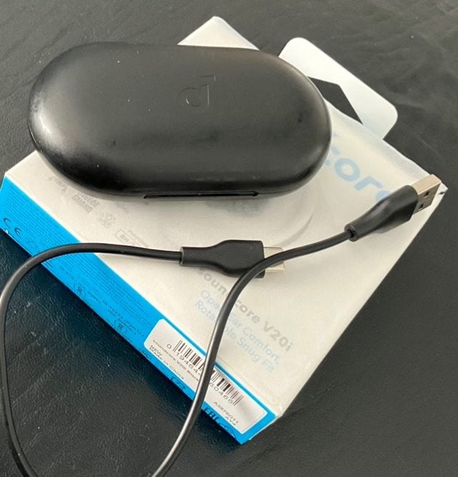 Soundcore V20i open-ear oordopjes by Anker (gebruikt), Enlèvement, Utilisé, Intra-auriculaires (Earbuds), Noir