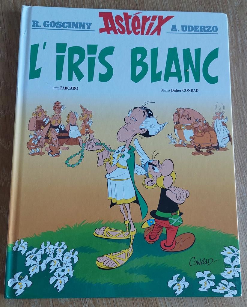Stripboeken Asterix en Obelix l'Iris blanc, Boeken