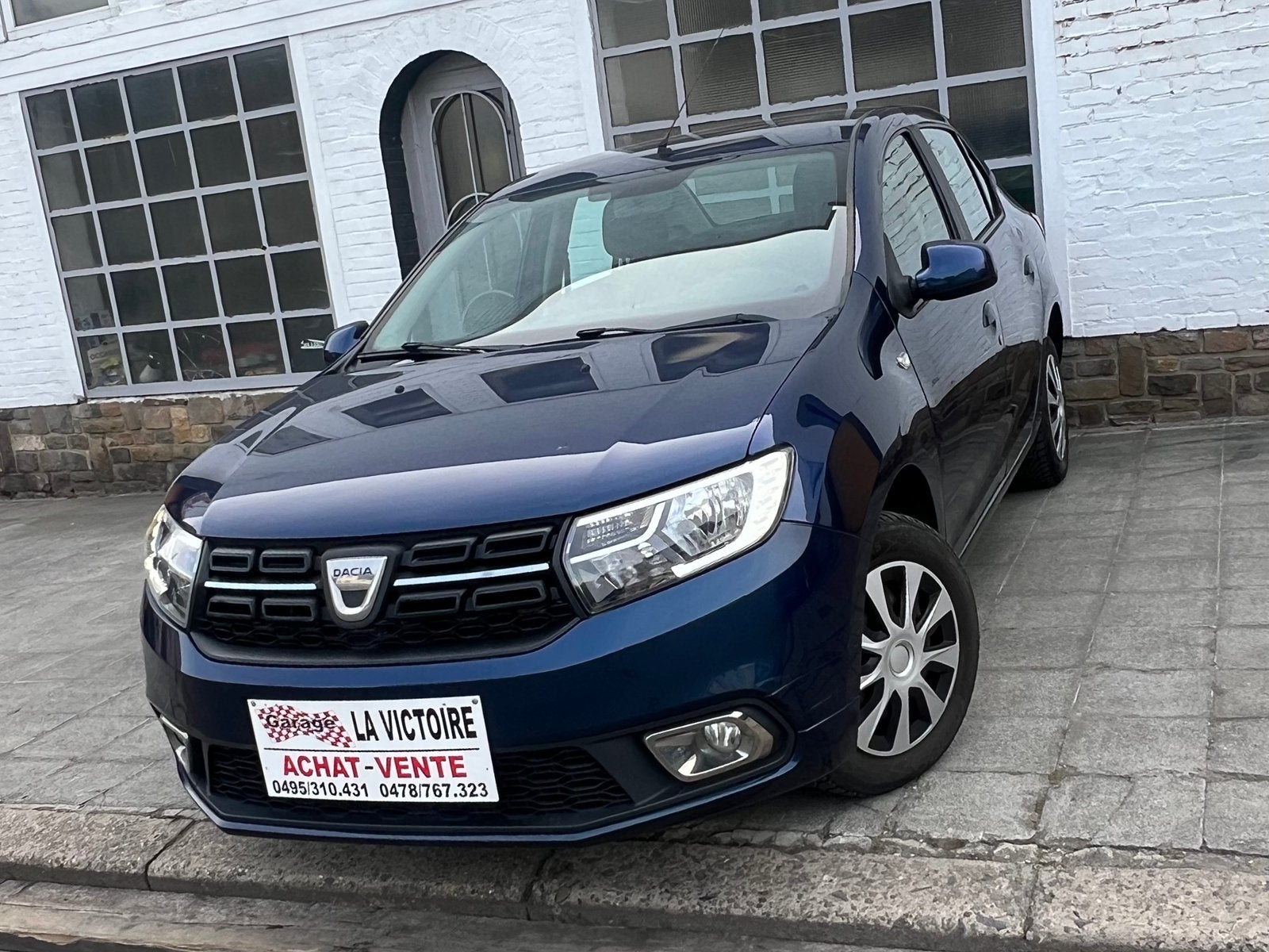 Dacia Logan 2018année 0.9essence 66kw 198000km 0032478767323, Auto's, Dacia, Voorwielaandrijving, Stof, Euro 6, Blauw