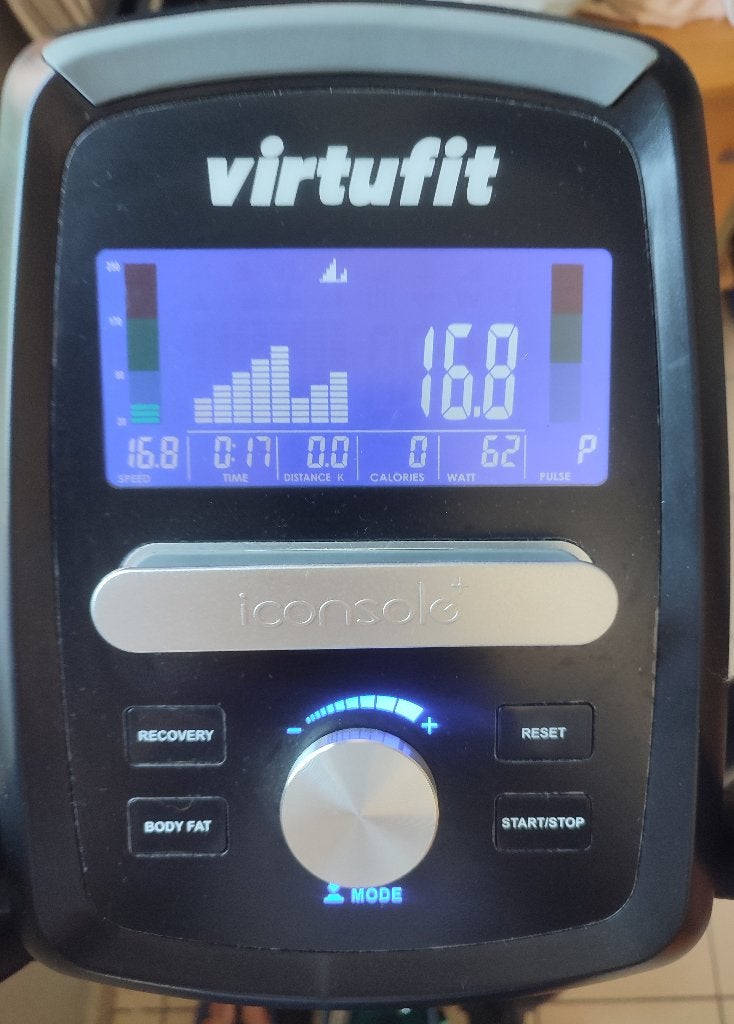 VirtuFit iConsole Total Fit elliptische ergometer, Ophalen, Gebruikt, Crosstrainer, Metaal