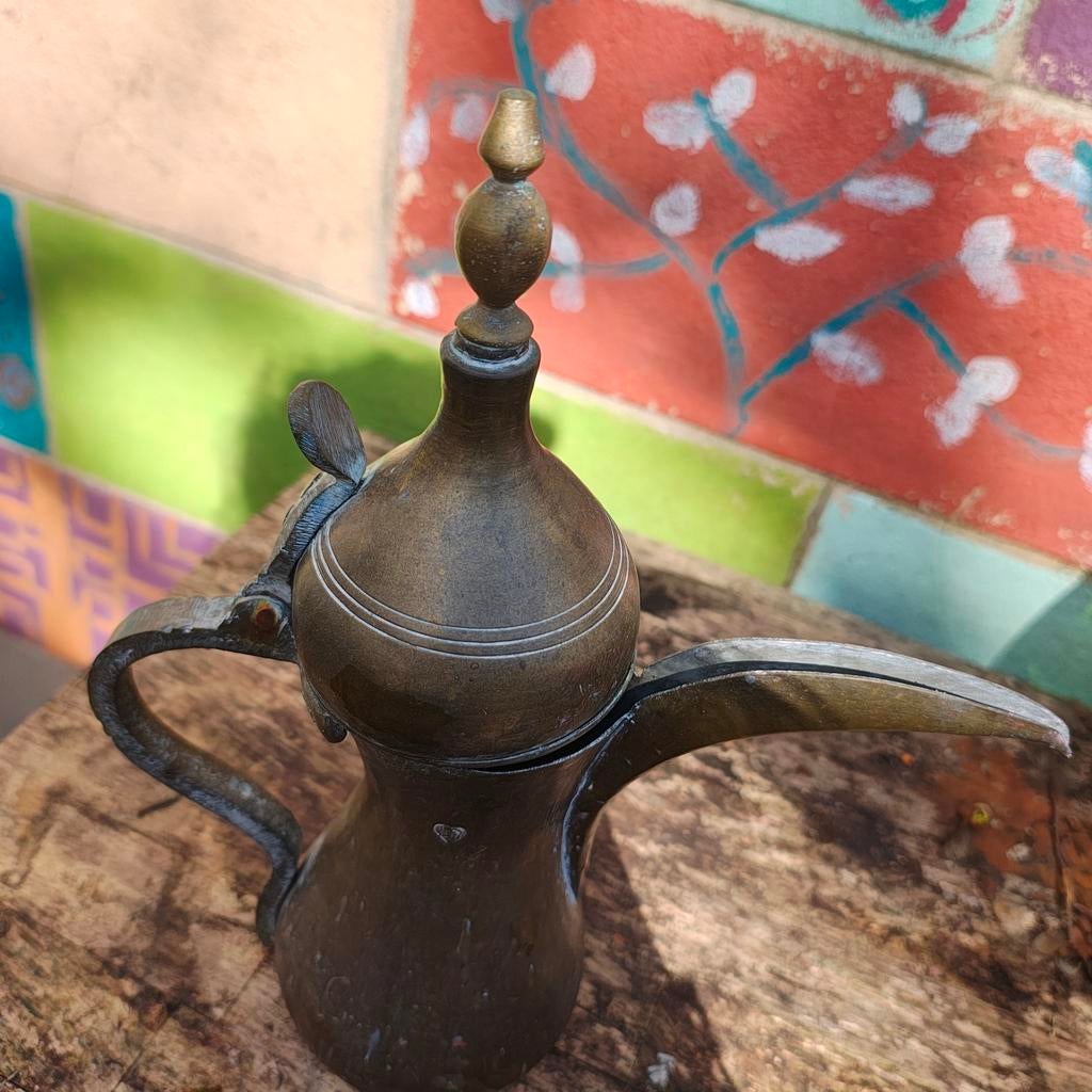 Arabische koperen koffiepot, Huis en Inrichting
