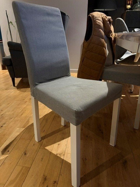 Chaise de salle à manger, Gris, Bois, Comme neuf, Enlèvement