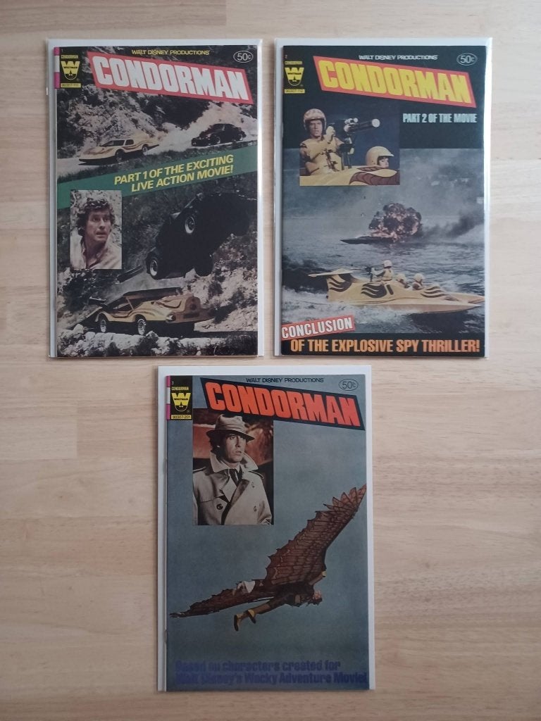 Condorman Complete set 1981 (3 comics High Grade), Neuf, Whitman, Enlèvement ou Envoi, Plusieurs comics