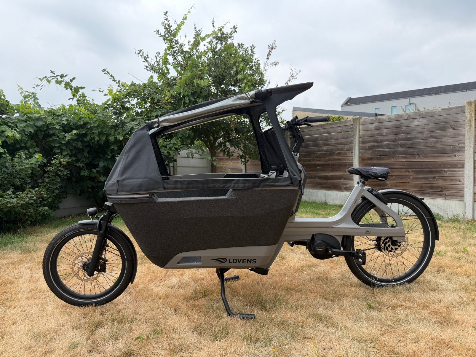 Lovens S65 Explorer + regenhuif + peuterschaal / 1027 km, Fietsen en Brommers, Fietsen | Bakfietsen, Zo goed als nieuw, Ophalen