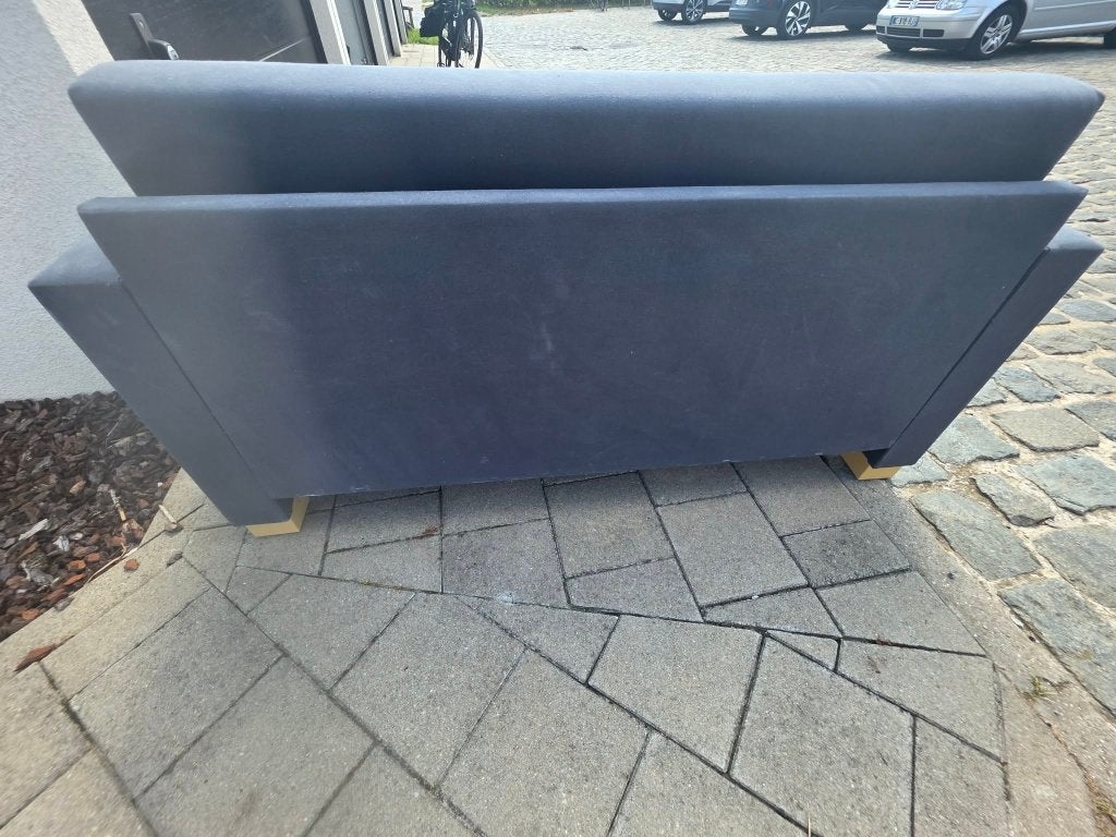 Zetel / Slaapbank, Ophalen, 140 cm, Zo goed als nieuw, Twijfelaar