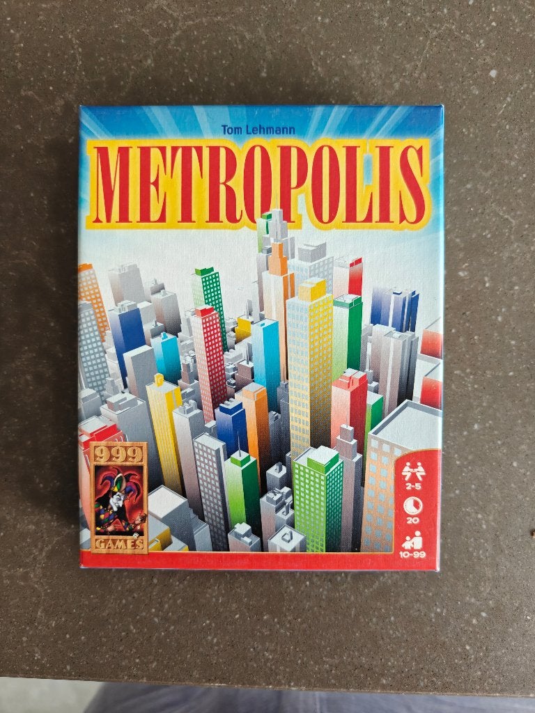 Metropolis - Kaartspel (999 games), Vijf spelers of meer, Ophalen of Verzenden, Zo goed als nieuw, 999 games