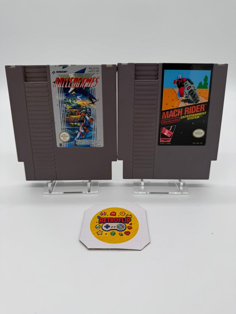 Rollergames + Mach Rider Nintendo NES Lot Loose - PAL FAH, Consoles de jeu & Jeux vidéo, Jeux | Nintendo NES, Enlèvement ou Envoi