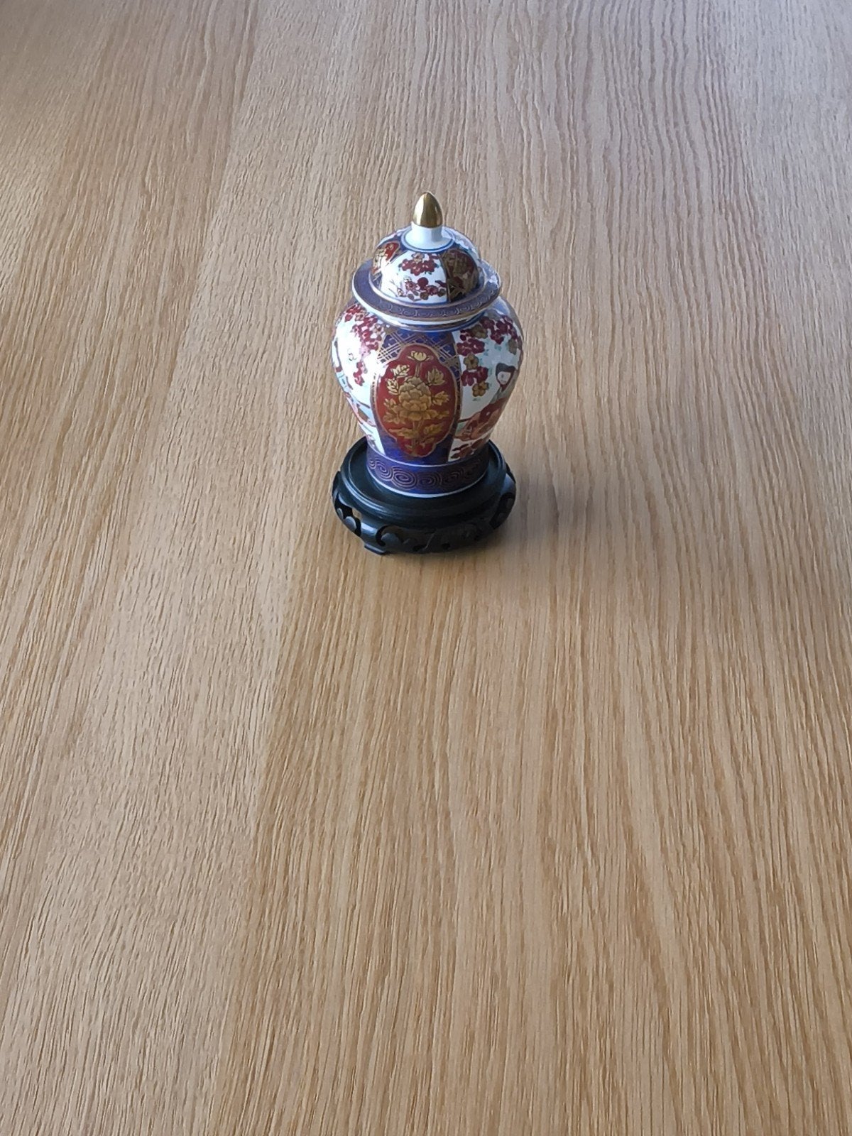 Mini chinese vaas, Ophalen