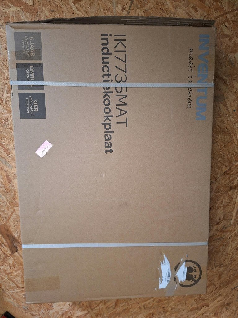 Inventum IKI7735MAT matte inbouw inductiekookplaat, Ophalen, Nieuw, 4 kookzones, Inbouw