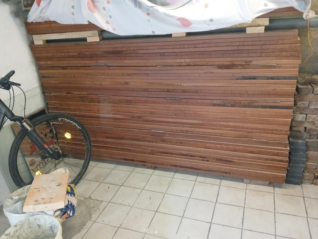 Lames de merbau pour terrasse, Neuf, Planches, Bois dur, Enlèvement