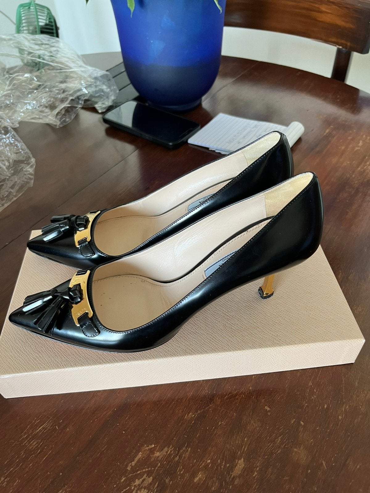 Prada, Kleding | Dames, Schoenen, Ophalen, Zo goed als nieuw, Zwart