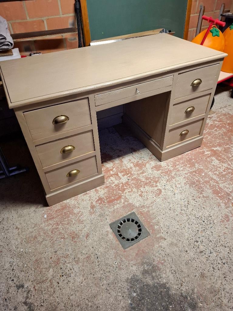 Bureau, Huis en Inrichting, Ophalen, Gebruikt, Vintage, 70 cm