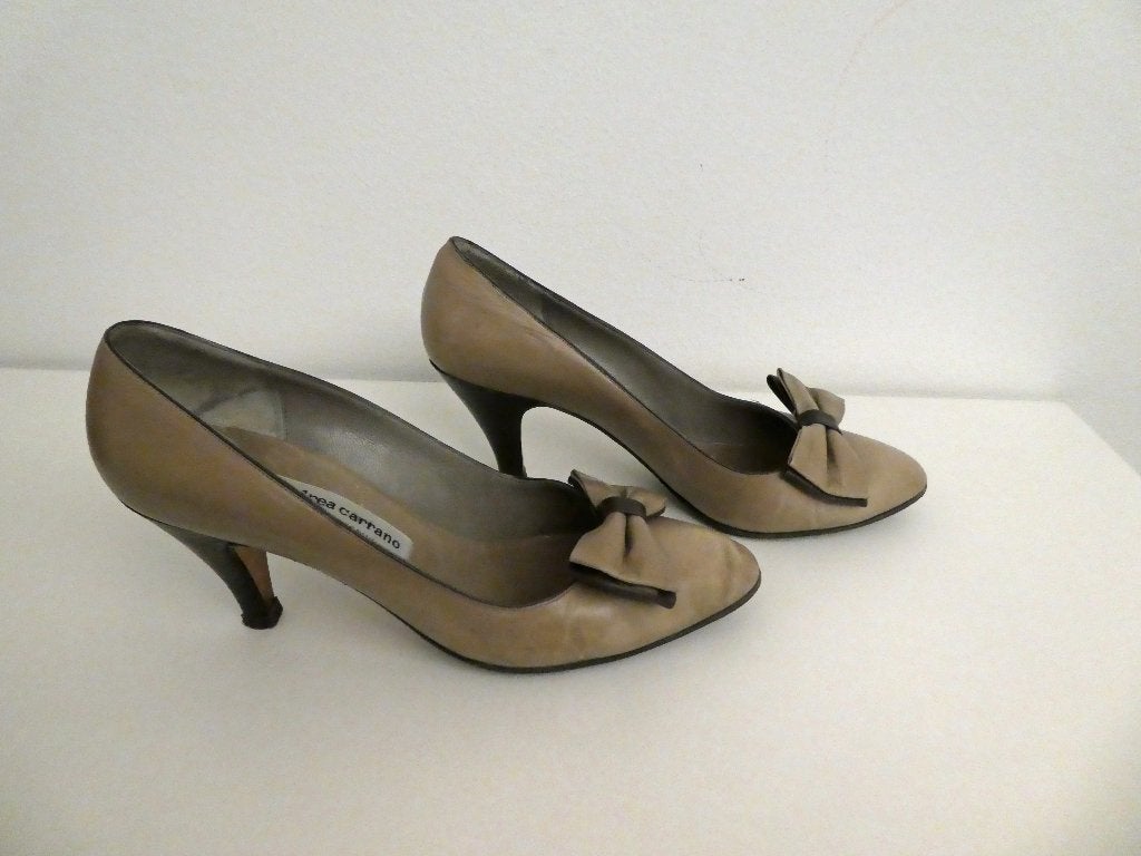 Schoenen Andrea Carrano – maat 39, Enlèvement ou Envoi, Beige, Escarpins, Comme neuf