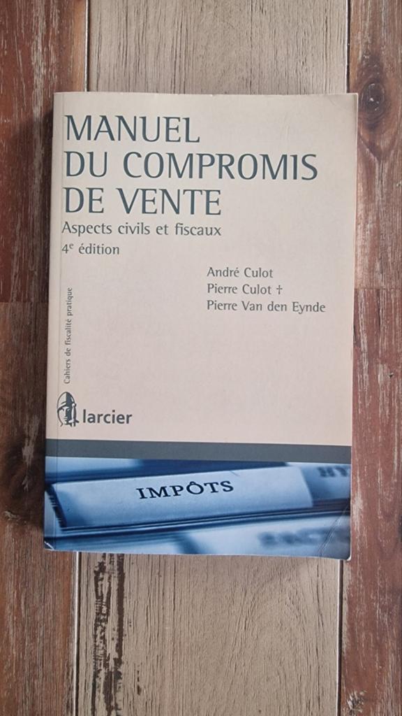 Manuel de compromis de vente, Boeken, Advies, Hulp en Training, Zo goed als nieuw, Ophalen of Verzenden