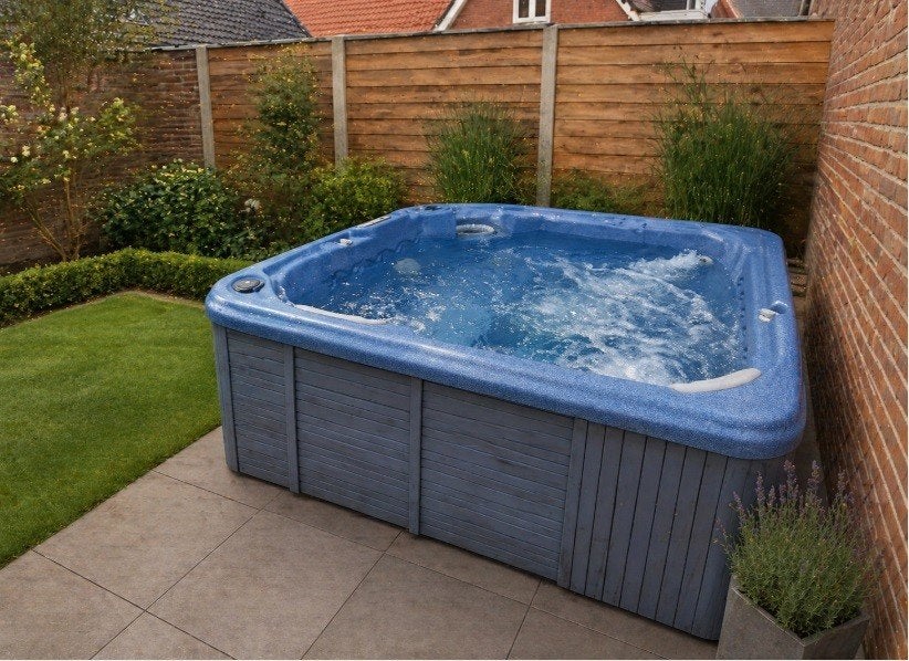 tweedehandse hotspring jacuzzi te koop, Ophalen, Zo goed als nieuw
