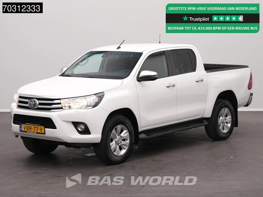 Toyota Hilux 2.4 D-4D-F Double Cab Automaat Trekhaak Airco C, Auto's, Automaat, Stof, 4 cilinders, Wit