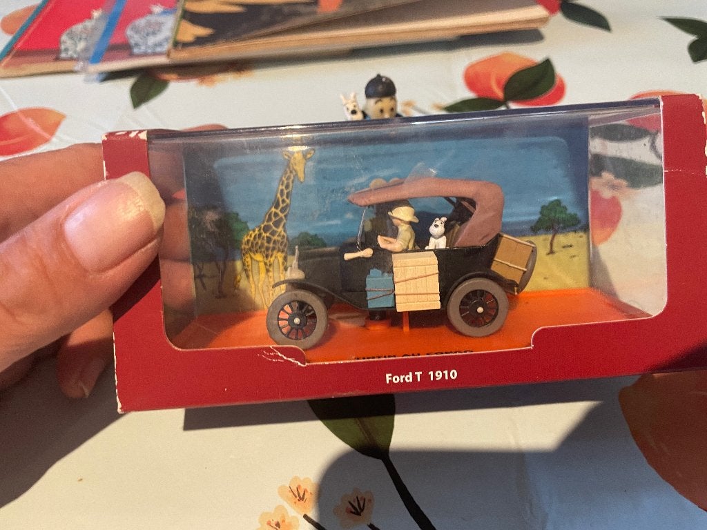 Lot de 5 pièces de la collection Tintin de luxe, Plusieurs BD, Enlèvement ou Envoi, Utilisé, Hergé