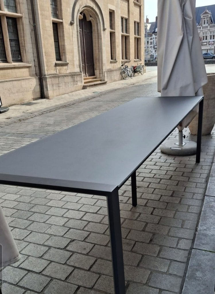 Grote tuintafel/ buitentafel aluminium, Tuin en Terras, Ophalen, Zo goed als nieuw, Aluminium