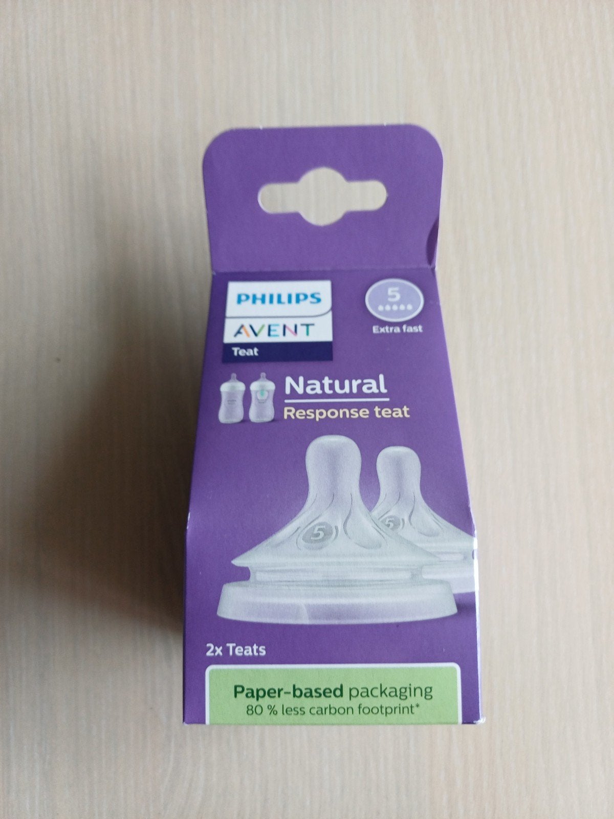 Tétine pour biberon naturelle Philips Avent n 5 - NOUVEAU, Enlèvement