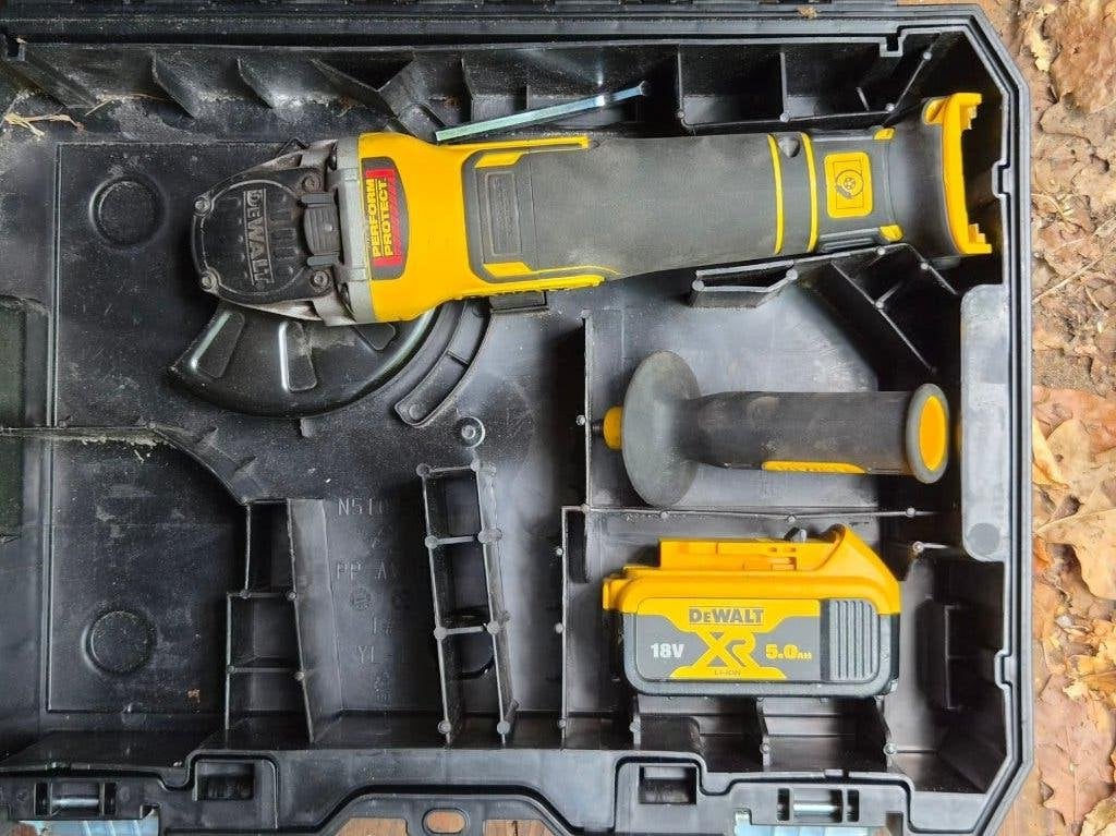 Dewalt haakse slijper DCG406NT, Doe-het-zelf en Bouw, Ophalen, Zo goed als nieuw, Haakse handslijpmachine