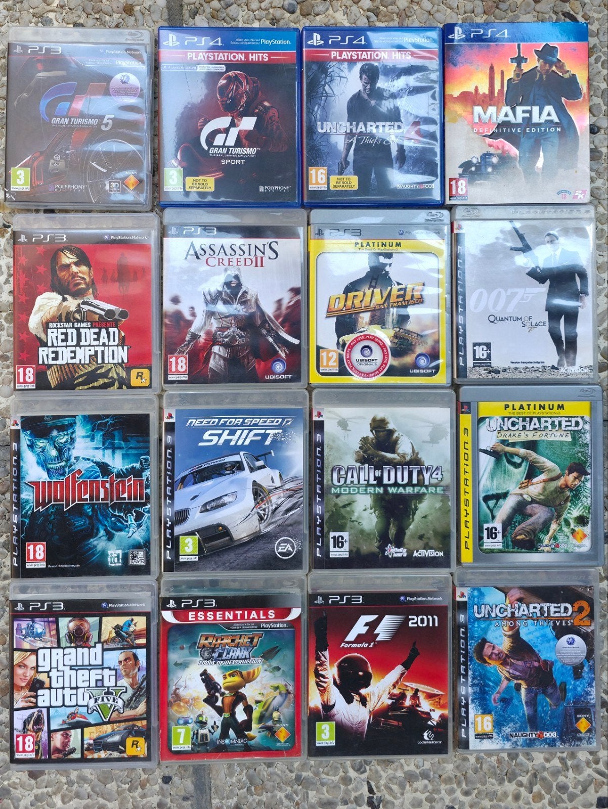 Jeux PS3 ou PS4  prix total 35 € ou par unité, Games en Spelcomputers, Spelcomputers | Sony PlayStation 3, Ophalen