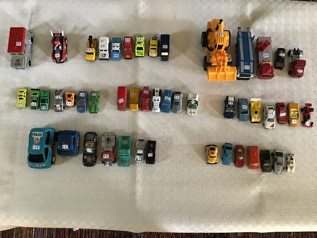 49 petites voitures à petits prix, Enlèvement ou Envoi, Utilisé