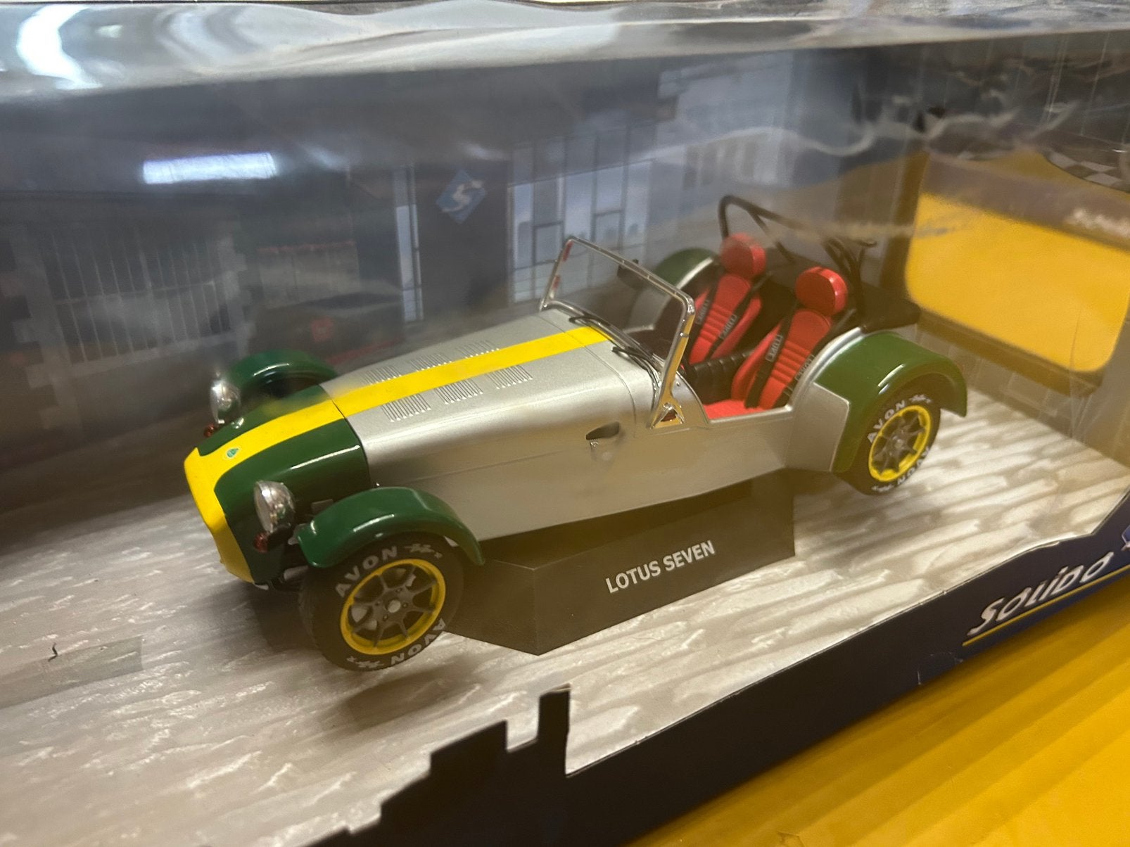 Lotus seven solido, Hobby & Loisirs créatifs, Voitures miniatures | 1:18, Enlèvement, Comme neuf, Solido