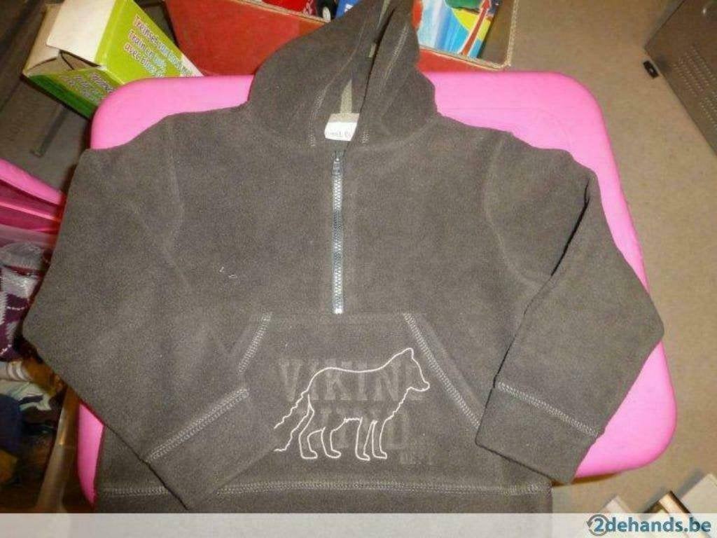 bruine fleece trui maat 86, Ophalen of Verzenden, Gebruikt, Jongetje, Truitje of Vestje