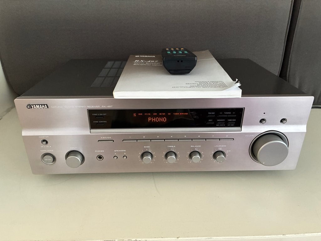 Yamaha receiver - met Phono aansluiting, Ophalen, Gebruikt, Yamaha, 120 watt of meer