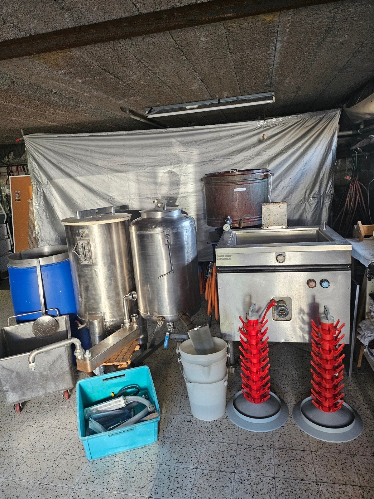 Bier brouwen ong.  140 L a 150L, Ophalen