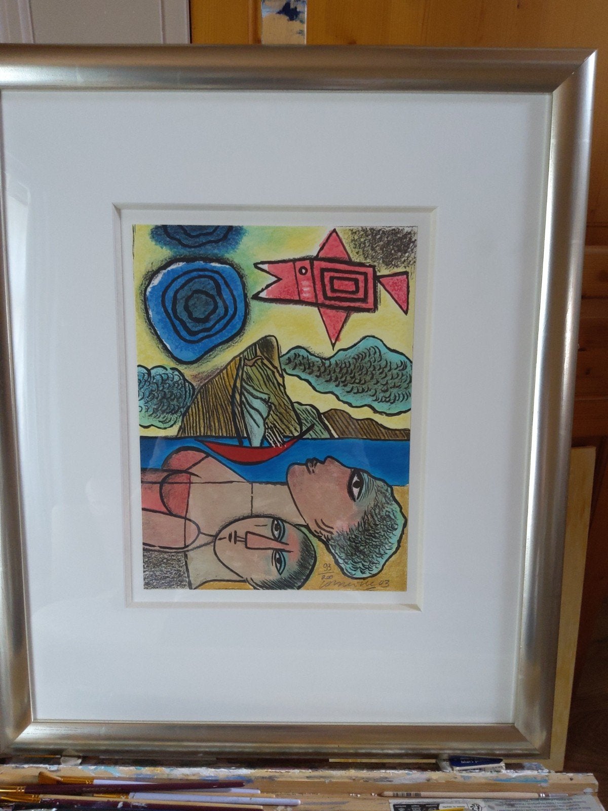 Zeedruk Corneille, Antiek en Kunst, Ophalen of Verzenden
