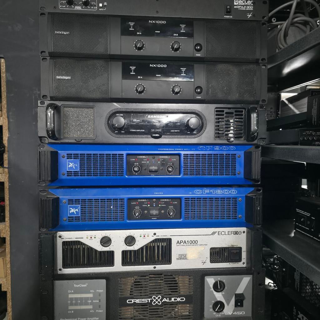 DEFECTE  PRO  versterkers   veel !, Audio, Tv en Foto, Versterkers en Ontvangers, Ophalen of Verzenden