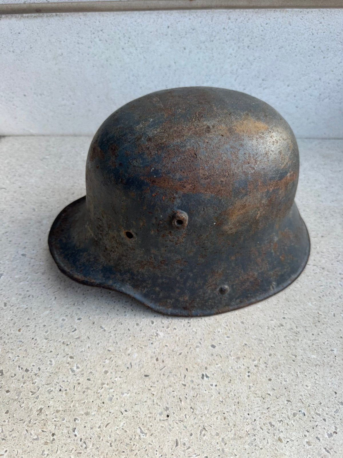Wo1 Duitse helm, Verzamelen, Ophalen of Verzenden
