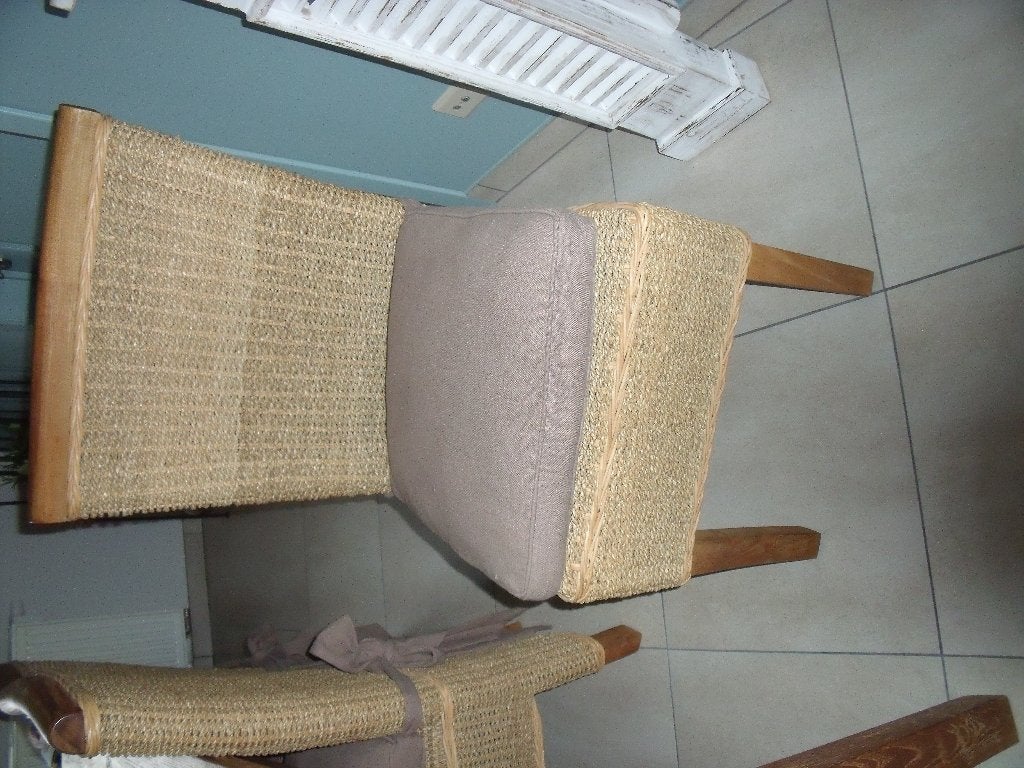 6 mooie stoelen, Ophalen, Bruin, Zo goed als nieuw, Hout