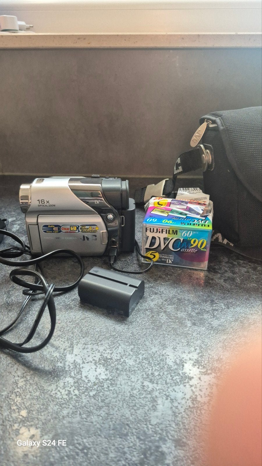 jvc camera, Ophalen, (Video)band