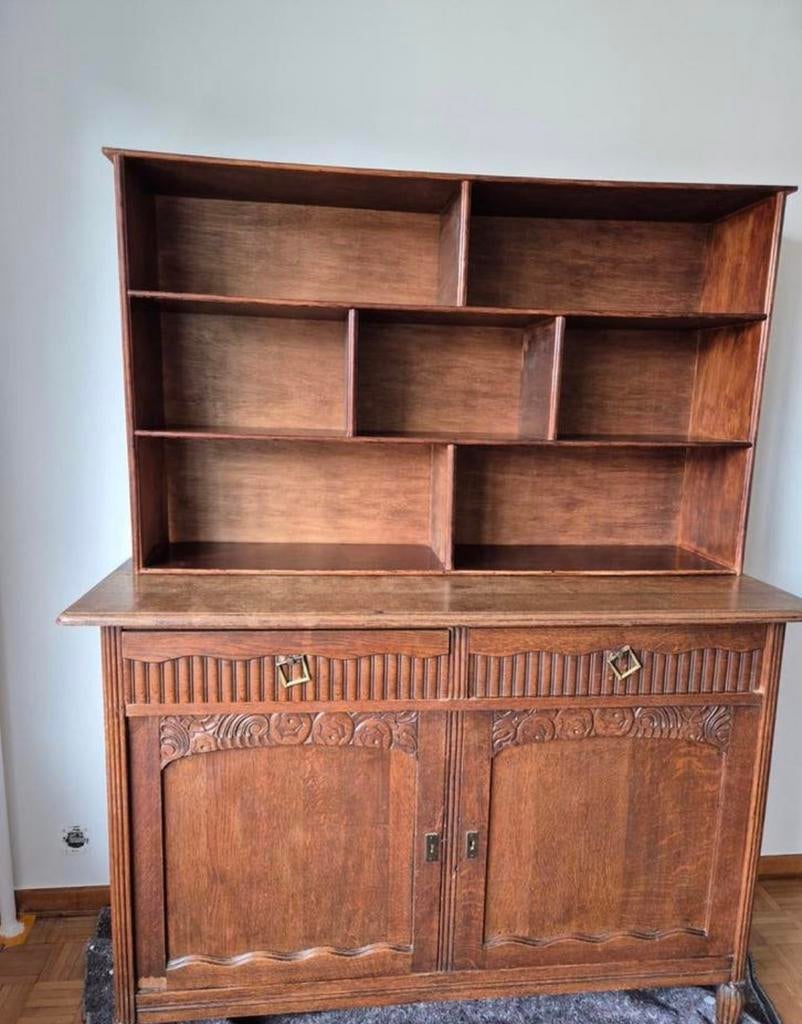 Meuble en bois/ Rangement bibliothèque, Antiquités & Art, Enlèvement