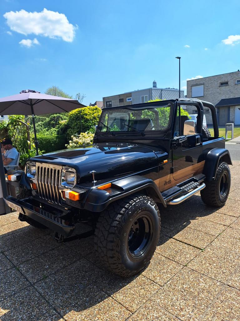 Jeep wrangler yj, Stof, Zwart, Zwart, Handgeschakeld