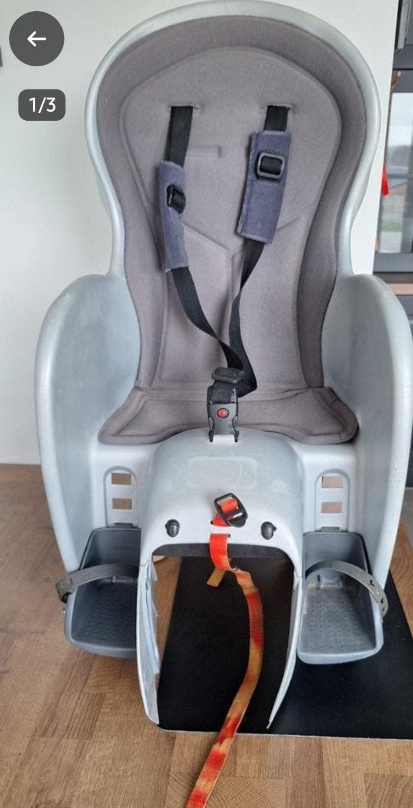 fietsstoeltje, Fietsen en Brommers, Ophalen, Achterzitje, 0 t/m 18 kg, Gebruikt