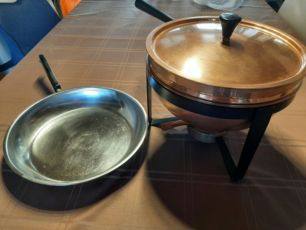 aux bain marie warmhouder, Maison & Meubles, Enlèvement, Utilisé