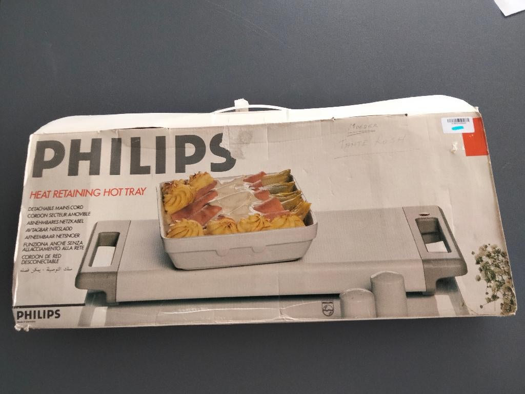 Chauffe Plat électrique   " PHILIPS " 48 X 23 cm, Enlèvement, Comme neuf, À Poser, Électrique