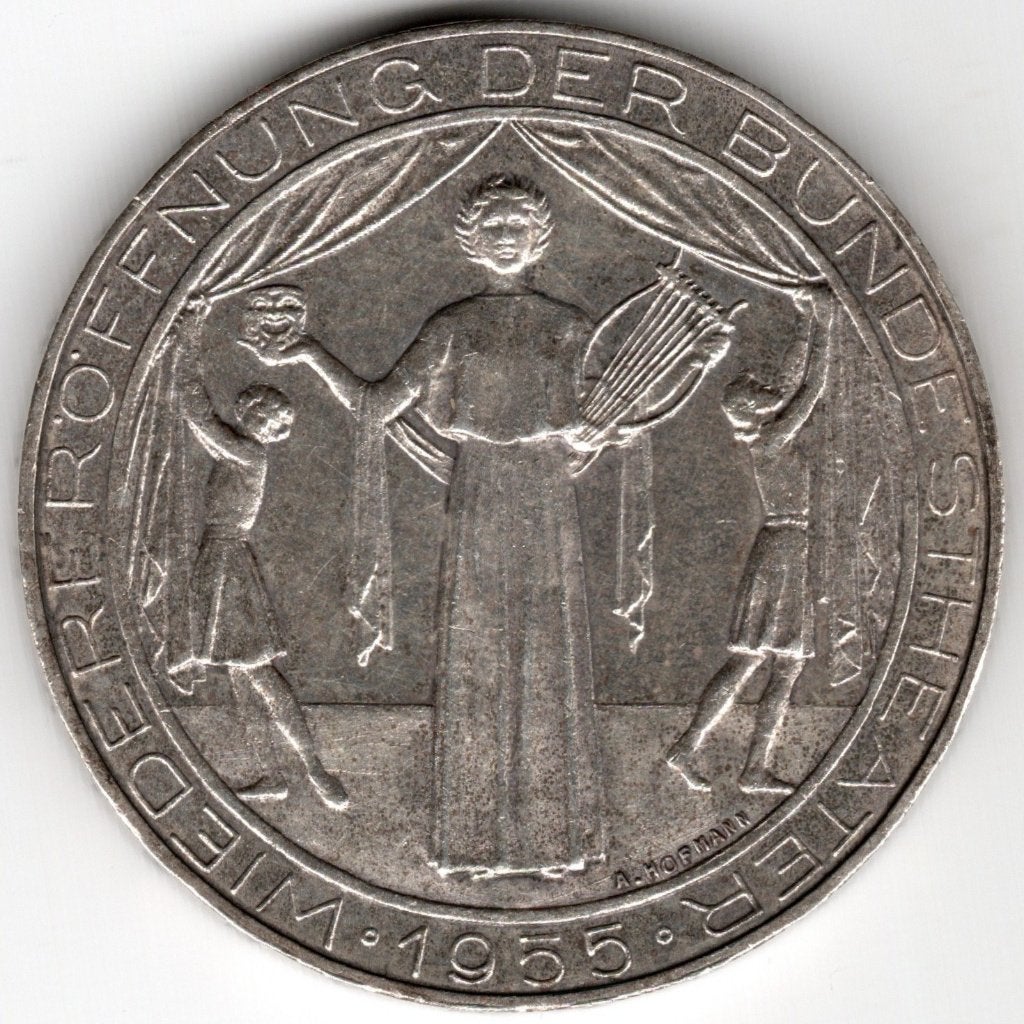 Autriche : 25 Schilling 1955 KM #2880 Ref 16773, Enlèvement ou Envoi, Autriche, Monnaie en vrac, Argent