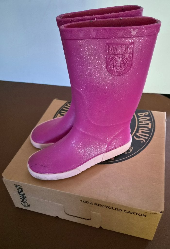 Bottes de pluie pailletées BOATILUS Fille - Taille 34, Bottes, Comme neuf, Fille, Boatilus