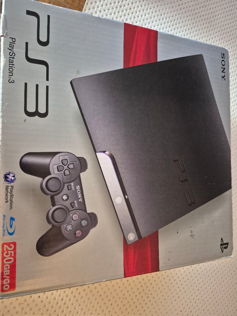 Console Playstation 3; 250 GB, Consoles de jeu & Jeux vidéo, Consoles de jeu | Sony PlayStation 3, Avec 1 manette, 250 GB, Enlèvement