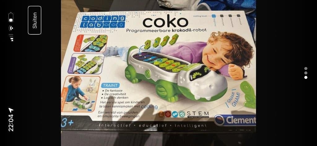 Coko programeerbare krokodil-robot, Ophalen of Verzenden, Gebruikt, Elektronica