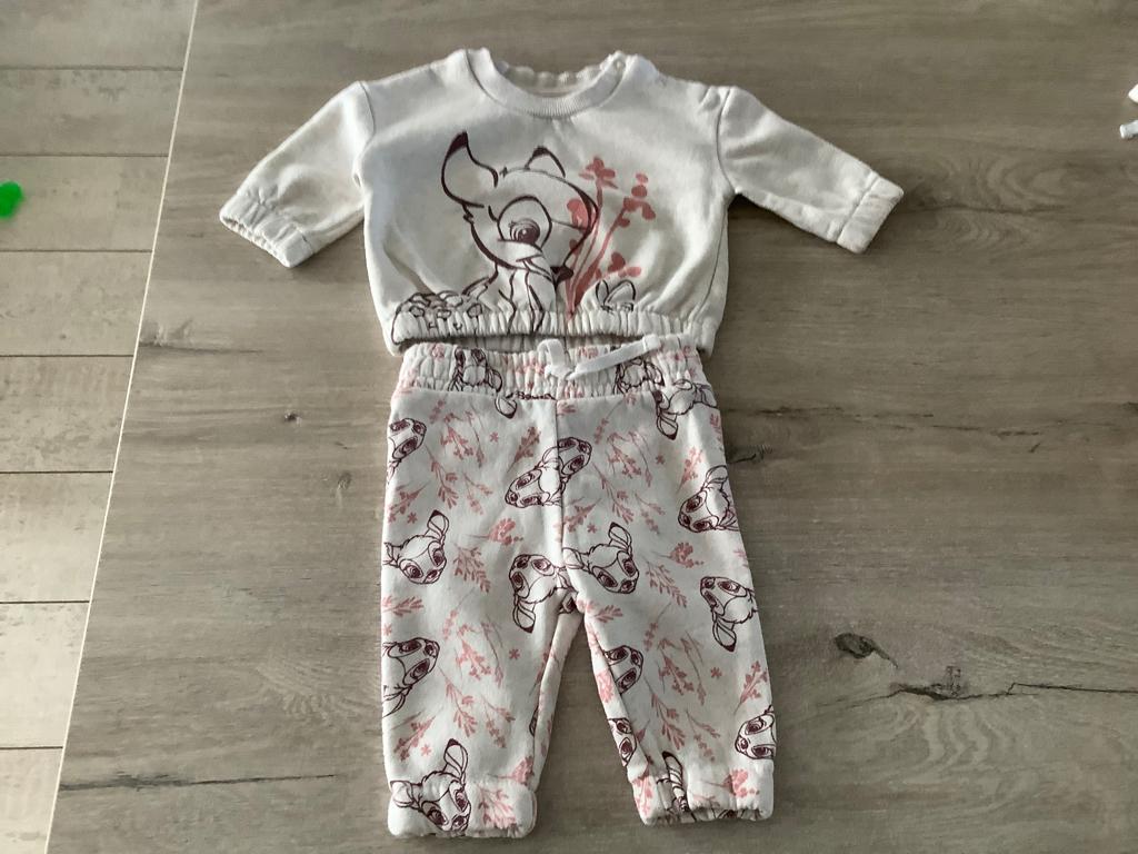 Disney Bambi baby 2 delig setje (Maat 62), Meisje, Ophalen of Verzenden, Zo goed als nieuw, Disney Baby-Primark